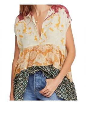 LIKE NEW Free People Gotta Have You Tiered Tunic